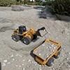 Huina 1532 RC Tractor Shovel Toy Rc Forklift Truck 1:18 Engineering Car Toy Toys for Children Boy Toys Bulldozer Tractor Model 4