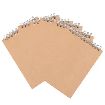 

12PCS Practical A6 Good Quality Durable Kraft Notebook Diary Notebook Journal for Drawing School Students Writing Office