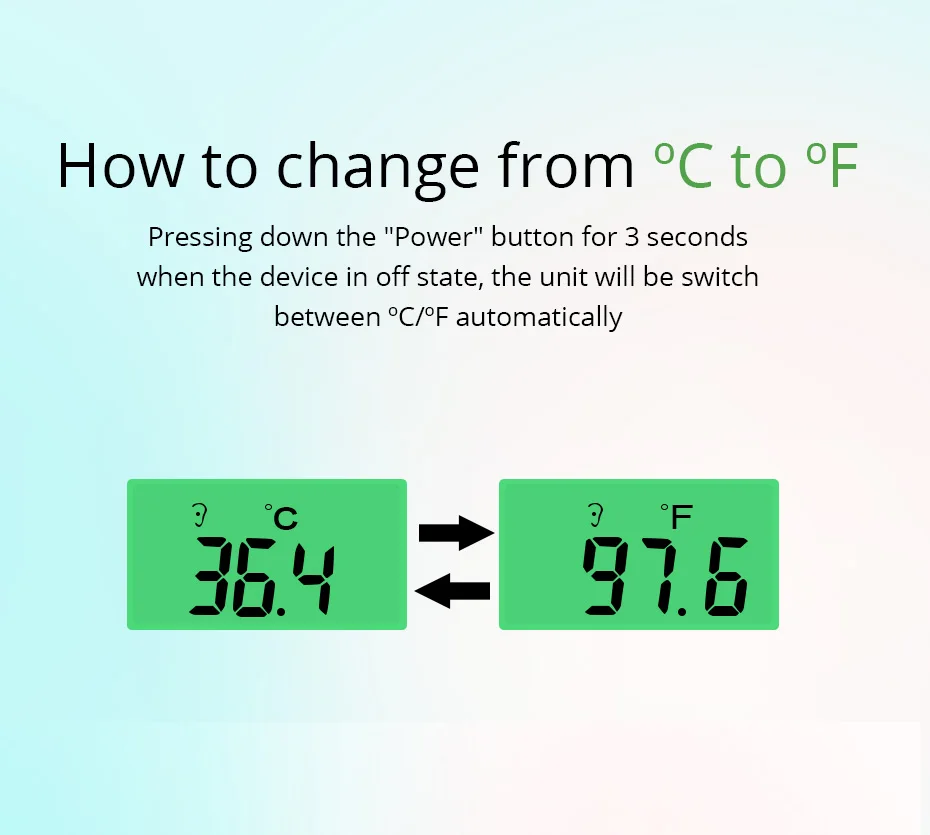 Baby/Adult Digital Termometr Infrared Forehead/Ear Body Temperature Thermometer Non-contact Fever Medical Ear Thermometre