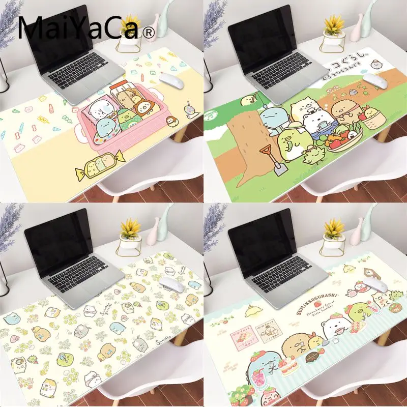

MaiYaCa Non Slip PC Japan sumikko gurashi Rubber Pad to Mouse Game Gaming Mouse Pad Large Deak Mat 700x300mm for overwatch/cs go