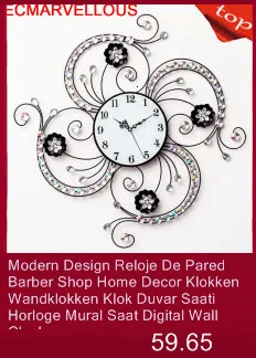 Парикмахерская jam Dinding Murale Grande Taille кухня Reloje Каса Relogio де Parede Saat Reloj сравнению Horloge настенные часы