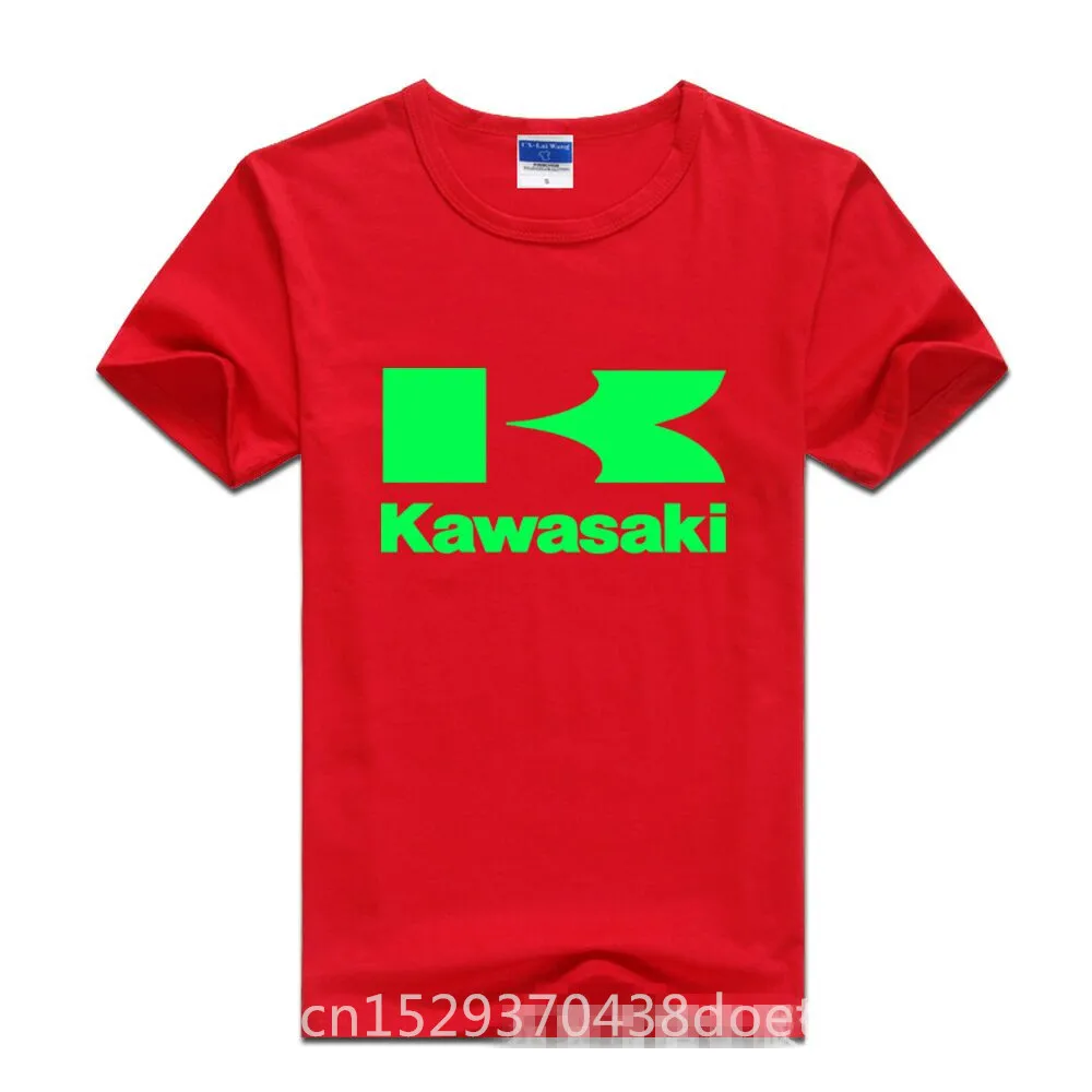 Новая классическая спортивная футболка для мотоциклиста Kawasaki 1 футболка модная мужская футболка для мотоциклиста TP - Цвет: Синий