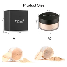 Водонепроницаемый незапотевающие рассыпчатая пудра тональный, для придания яркости коже масло Управление порошок