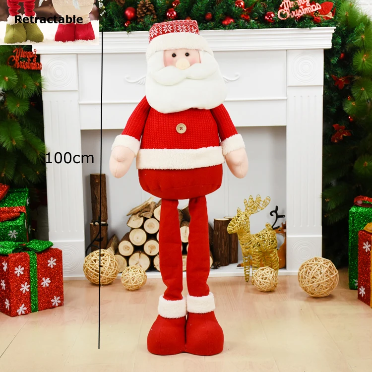 SDZS20901 Красные рождественские куклы для девочек, статуэтка Navidad, елочные украшения, Новогодние рождественские украшения для дома, вечерние украшения для детей - Цвет: SDZS20901