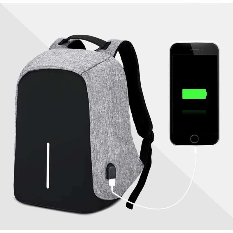 Модная водонепроницаемая сумка для ноутбука 15," Многофункциональный рюкзак с usb-зарядкой для путешествий, устойчивый к царапинам рюкзак для мужчин и женщин, Студенческая сумка