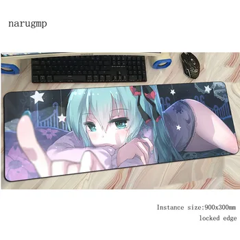 

Hatsune Miku mousepad Halloween Gift gaming mouse pad big gamer mat game computer desk padmouse keyboard Fashion large play mats