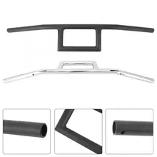 Руль Универсальный для модификации из нержавеющей стали, в стиле ретро для мотоциклов с 22 мм рули для мотоциклов