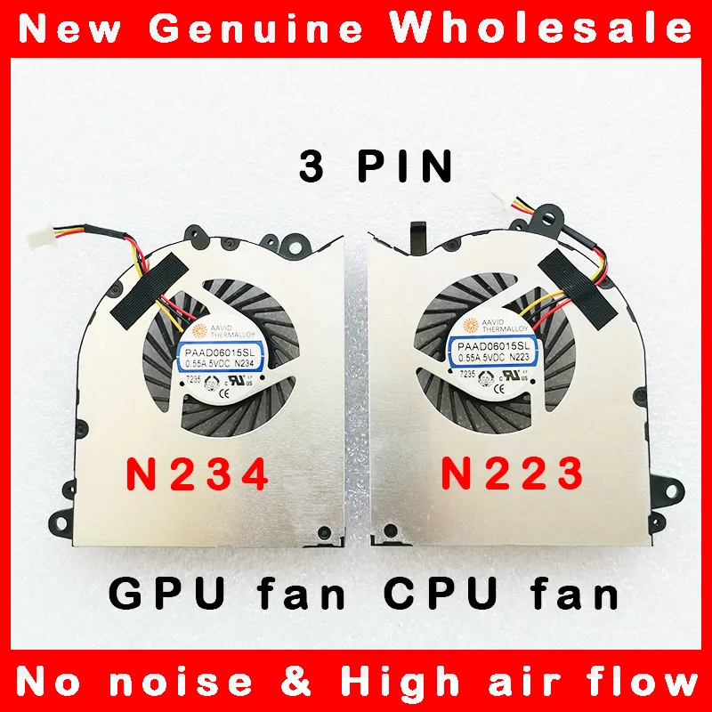 Кулер для охлаждения графического процессора ноутбука MSI GS60 6QD 6QE 6QC 2QE 2PE 2QD 2PL