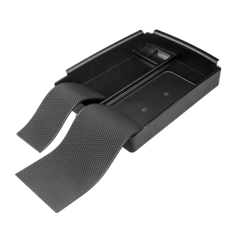 Wireless Phone Charger Center Console Organizer Fast Charging Armrest Box Storage Tray Pad Accessories For Tesla Model X And S 2
