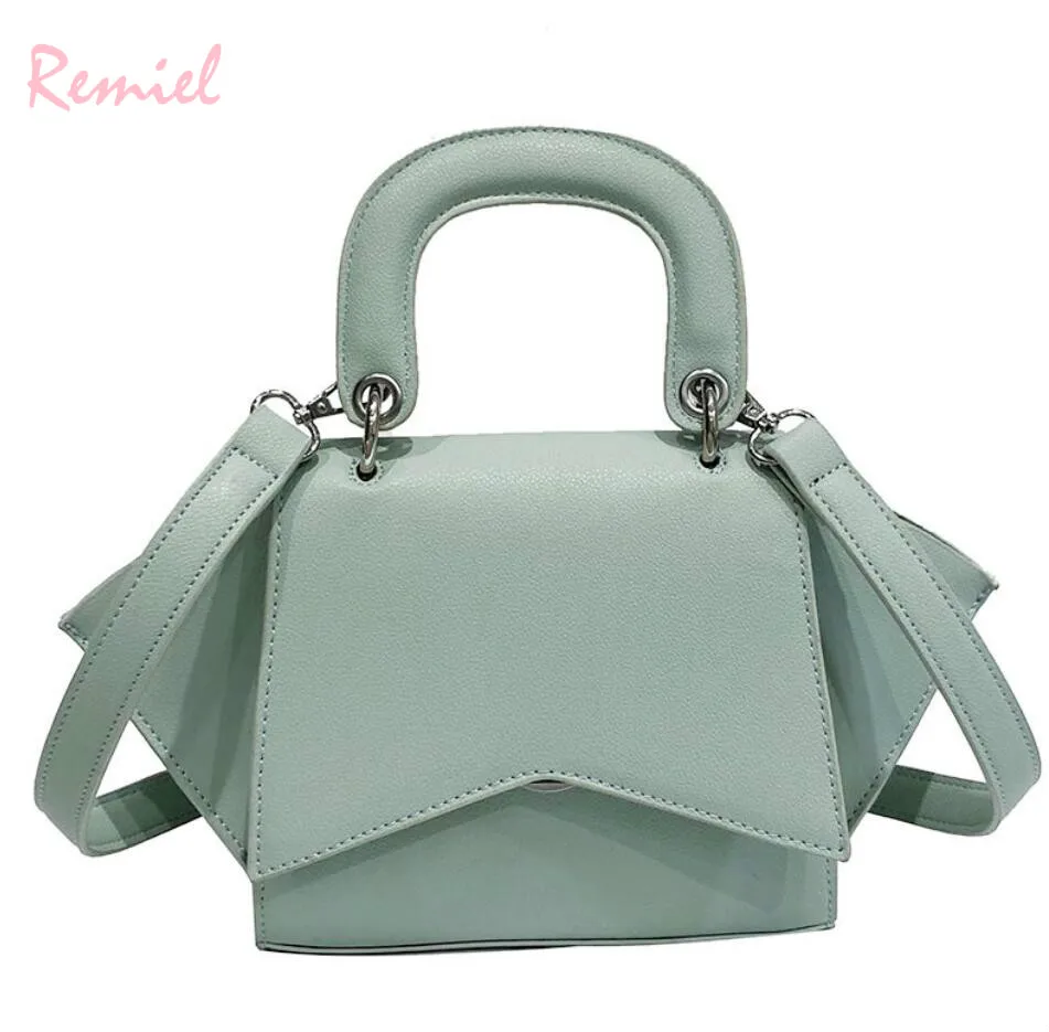 

Luxury Handbag 2019 Fashion New Quality PU Leather Women's Designer Handbag Wing shaped Cute Girl Tote Shoulder Messenger bag