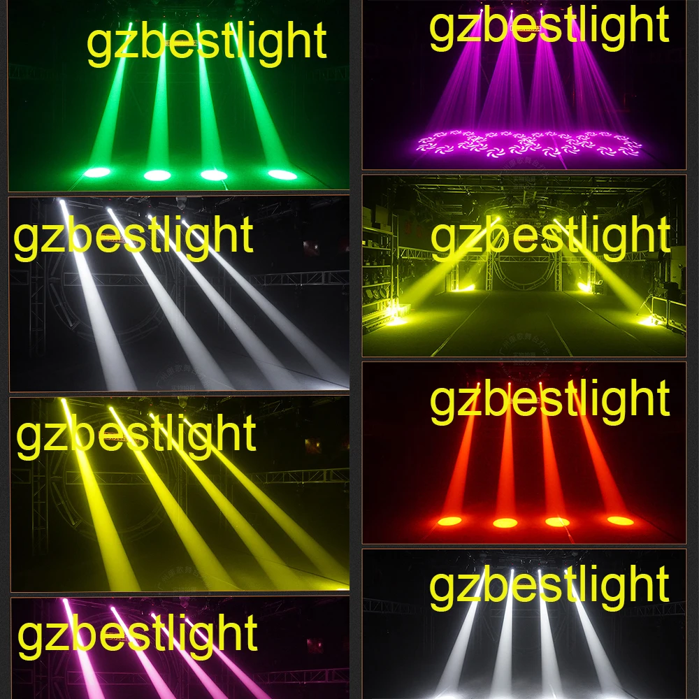 Moving Beam Light LED 100watts 2r Beam 8-facet Rotating Prism Rainbow Effect