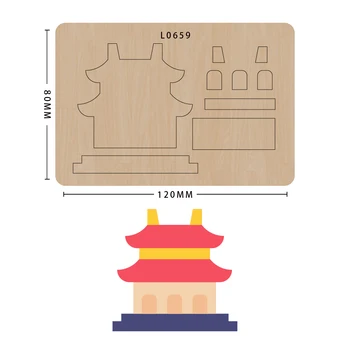 

Logo knife mold mold wooden die cutting die, model L0659, suitable for common die cutting machines on the market