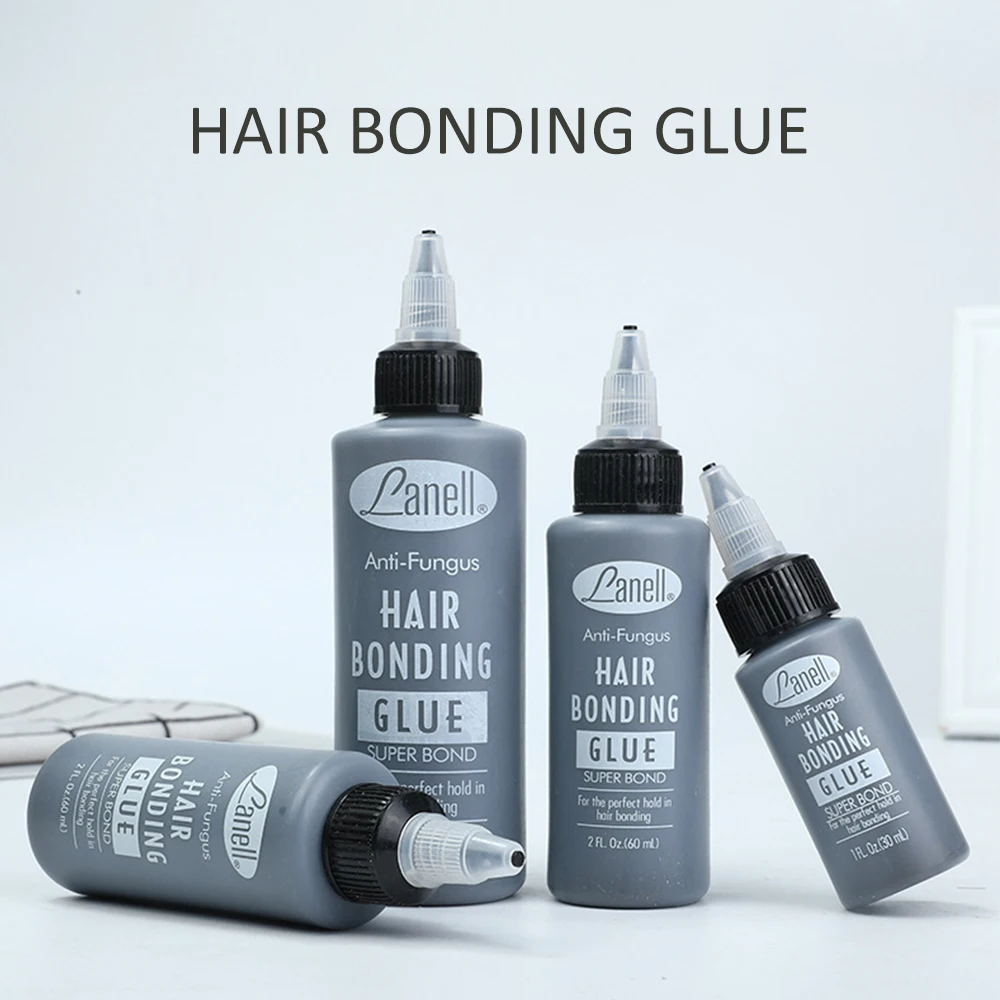 

2FL.Oz / 60ml Hair Bonding Glue Waterproof Anti Fungus Hair bonding glue the perfect hold in hair bonding Lace Front Wig Glue