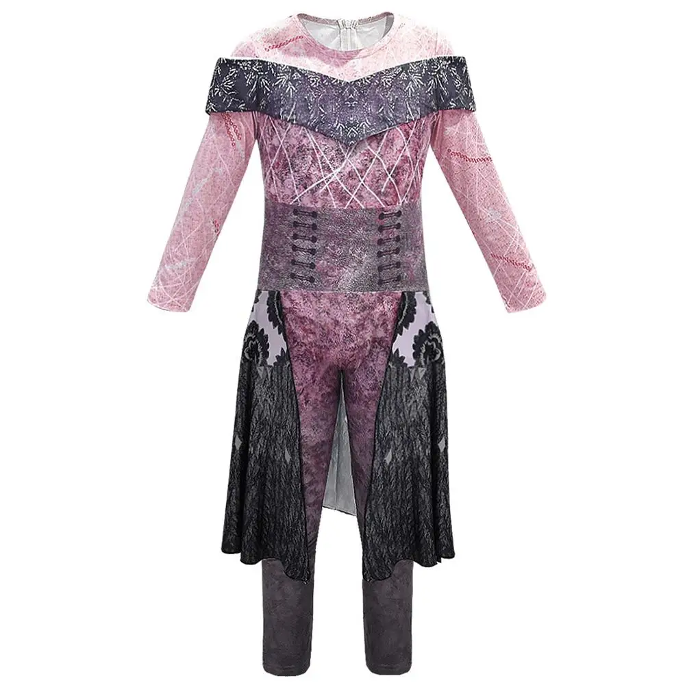 Детский комбинезон для косплея на хеллоуин для девочек, 3 комплекта, 3D костюм для собаки, маскарадное платье для детей, комплекты с длинными рукавами