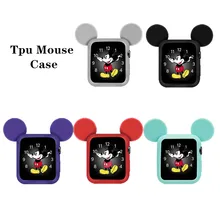 case for apple watch 4 3 2 1 5 40MM 44MM Serilabee MIc Key CUTE mouse protect Tpu cases for iwatch series 4 3/2/1/5