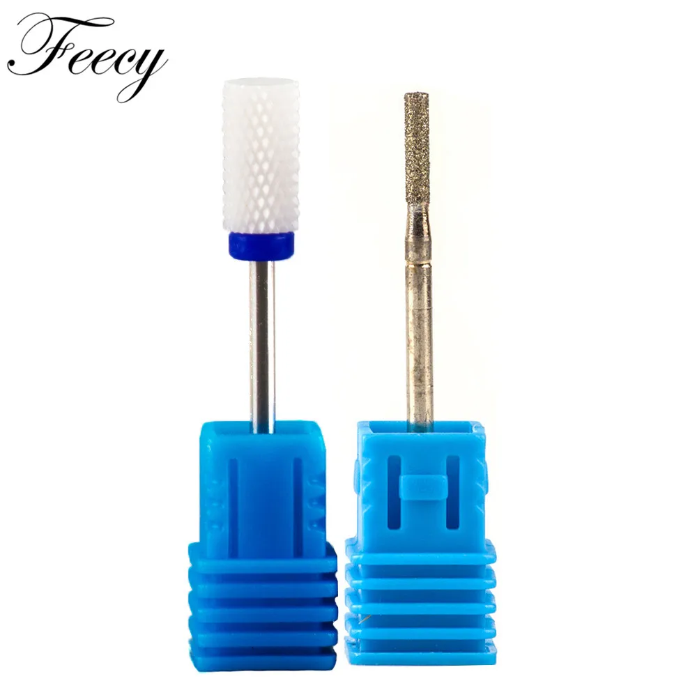 7T Blue 5U G Фрезерный станок для маникюра, набор сверл для ногтей, керамическая фреза, фрезы для педикюра, аксессуары для ногтей, инструменты для дизайна ногтей, насадки - Цвет: 7T Blue 5U G