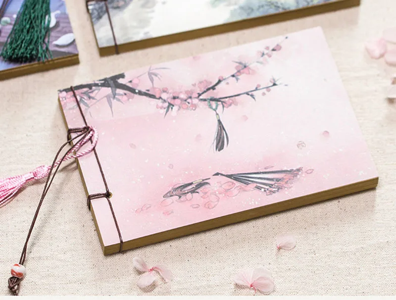 Bullet Journal ручной работы китайский блокнот для рисования Еженедельный планировщик StyleRetro Канцтовары школьный магазин блокнот с кисточками