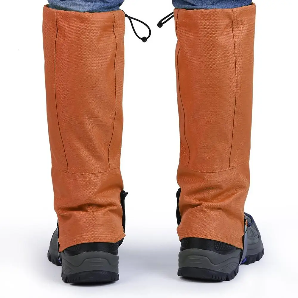 4 Гетры для улицы, водонепроницаемые, для катания на лыжах, лыжные гетры, для пеших прогулок, альпинизма, Защита ног, оранжевый/синий/серый/зеленый - Цвет: 4