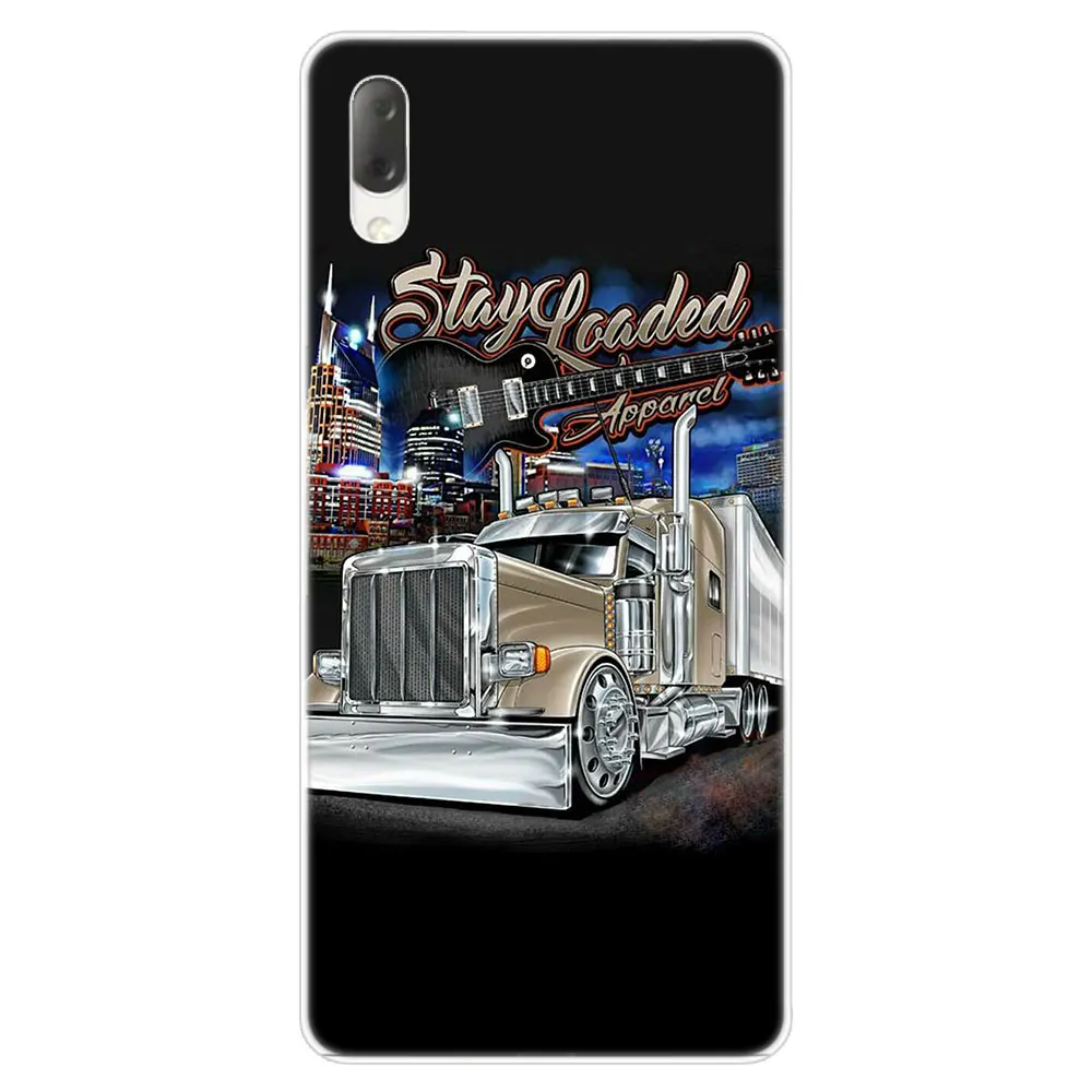 Самый большой грузовики peterbilt Жесткий Чехол для sony Xperia L1 L2 L3 X XA XA1 XA2 ультра E5 XZ XZ1 XZ2 компактный XZ3 M4 Aqua Z3 Z5 премиум-класса - Цвет: 011