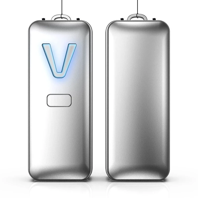 

USB Personal Wearable Air Purifier Necklace Mini Portable Air Freshener Ionizer Negative Ion Generator Ran Color