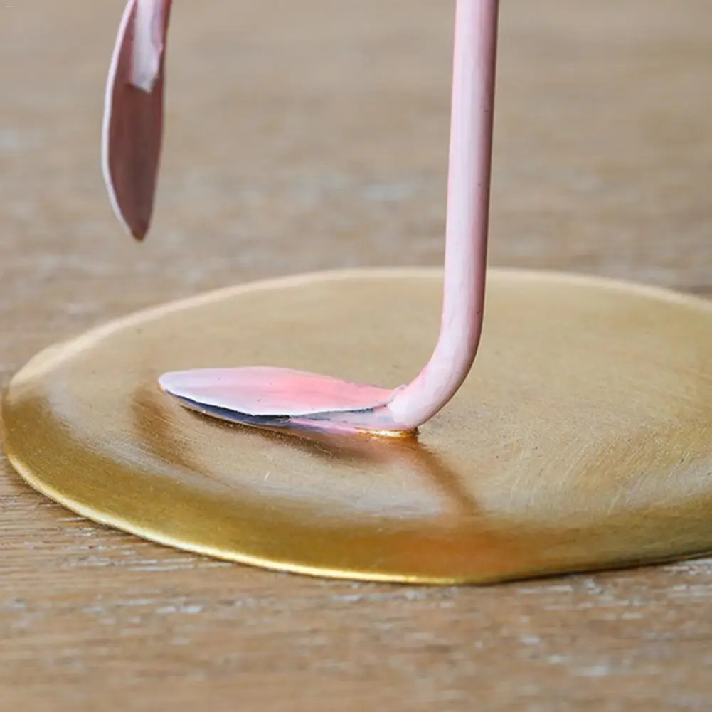 Розовый каваи Фламинго в форме милых животных орнамент декоративный настольный домашний принт с птицами гостиная Фея садовый Декор Аксессуары