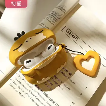

Luxury Cartoon cute duckBluetooth headset 3 for airpods2 Pro soft shell set for airpodcase irpods cartoon cute can