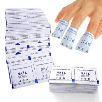

10PC UV Gel Nail Polish Remover Wraps Degreaser Gel Lint-Free Wipes Napkins for Manicure Cleanser Nail Art UV Gel Polish Remover