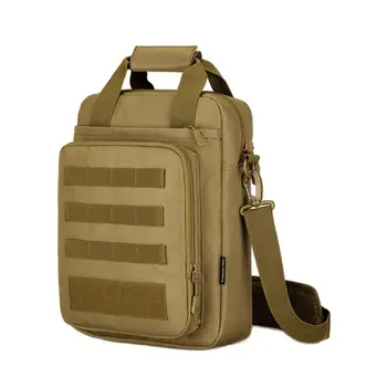 

Men's Shoulder Messenger Kits Bags Tactical Handbag 12 Inch Computer Bag Vertical Tote Hiking Camping Travel Bag New