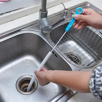 

Sewer Cleaning Brush Flexible Household Sink Bathtub Toilet Dredging Tube Snake Brush Tool Creative Bathroom Kitchen Accessories
