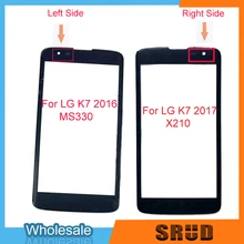 Сенсорный экран для LG K7 X210 X210DS MS330 LS675 Сенсорная панель 5,0 ''ЖК-дисплей Переднее внешнее стекло запасные части для телефона