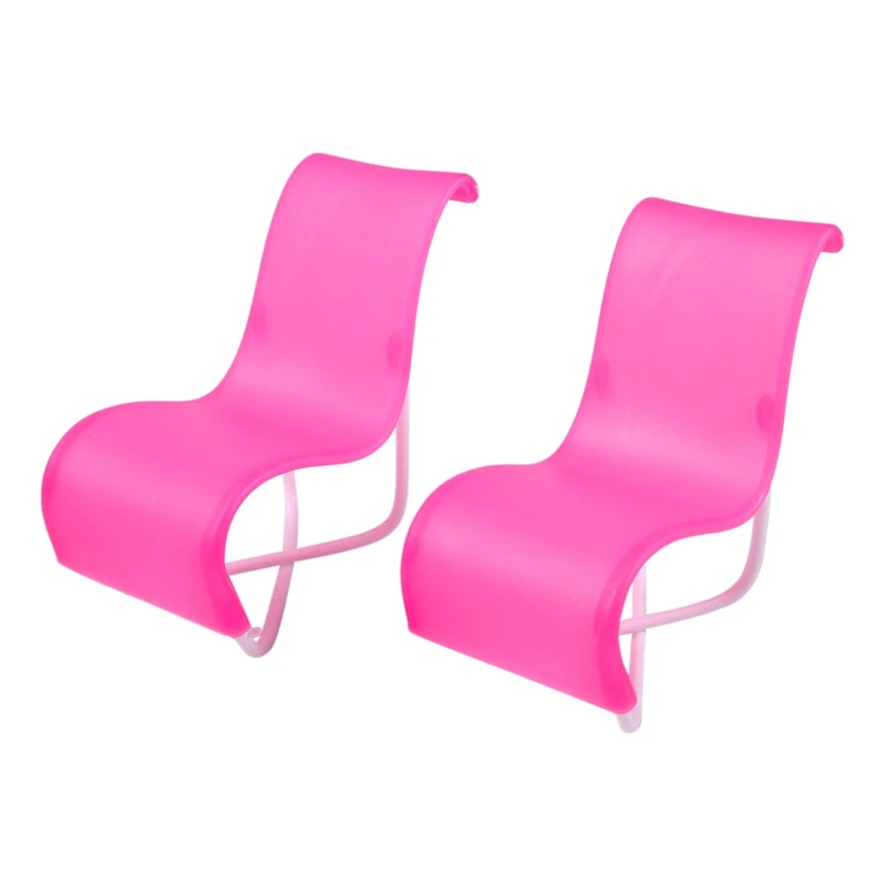 2 шт. миниатюрные кресла-качалки мебель для кукольного домика пляжное кресло-качалка-случайный цвет