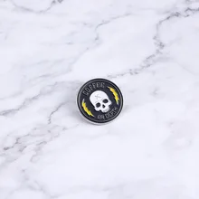 Стиль Европы и Америки, мультяшная брошь череп кофе или смерти,, аксессуары