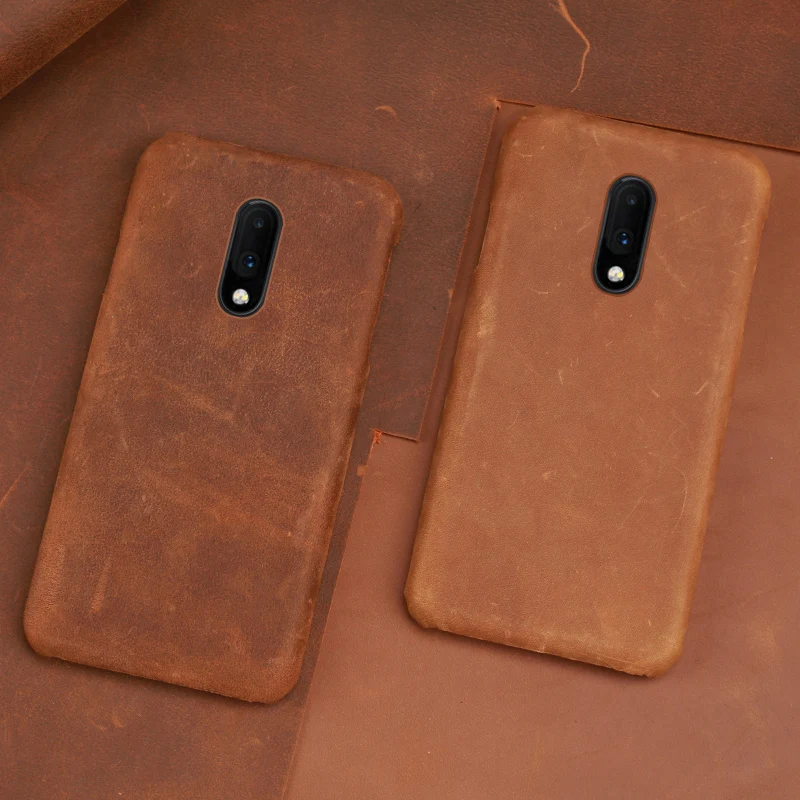 Чехол для телефона One plus 6 6T 7 7 ProCrazy horse skin, чехол для 3 3T 5 5 T, задняя крышка