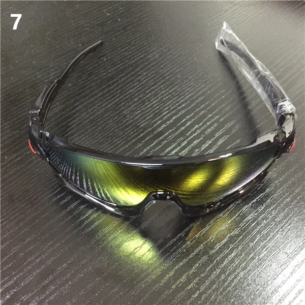 7 Glasses for Bicycles UV400 Men Cycling Sunglasses Dropship Sun Glasses Women MTB Bike Eyewear Sports Goggles - Цвет: 7