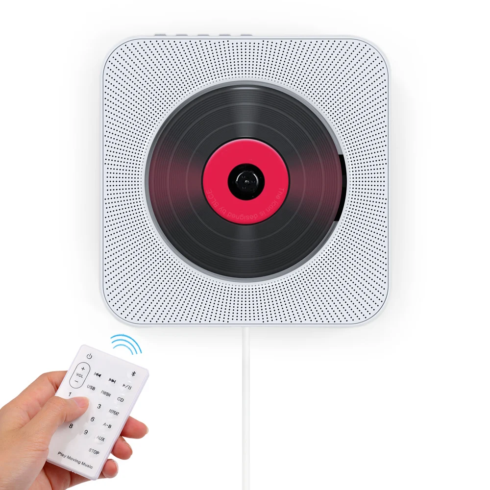 Настенный Hifi дистанционный настенный Bluetooth монтируемый FM радио USB MP3 3 5 мм разъем