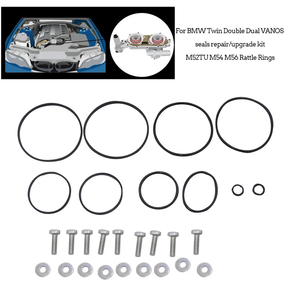 Новый двойной уплотнитель Vanos 621-126006 для M52Tu M54 M56 Viton Ptfe 11361440142 | Автомобили и