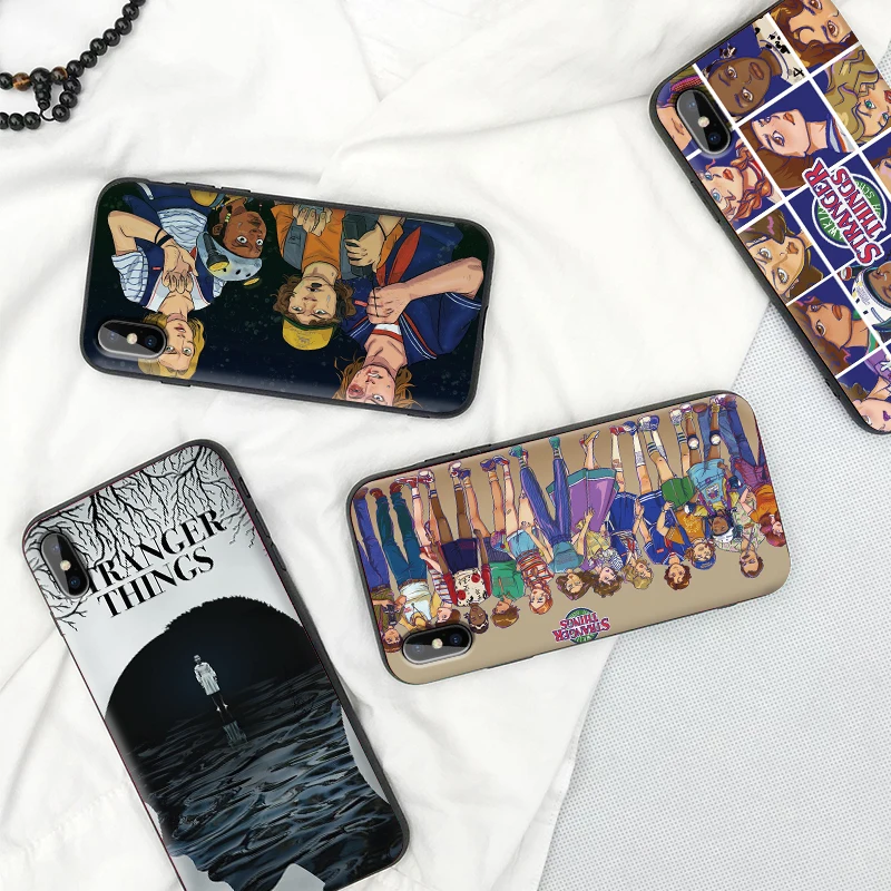 Чехол для телефона iPhone 11 ProMax XR XS MAX X Stranger Things Сезон 3 Apple 8 7 6 5S s Plus Мягкий