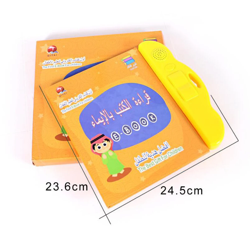 

Kids Arabic English Bilingual Fruit Animal Reading Book Multifunction Learning E-book Early Educational Toy for Children