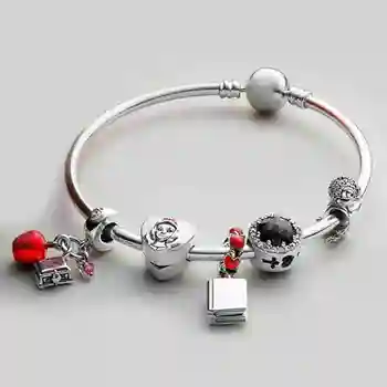 

925 sterling bird charm white snow apple and heart hanging charm 797167 enmx book hanging charm charm charm bracelet together