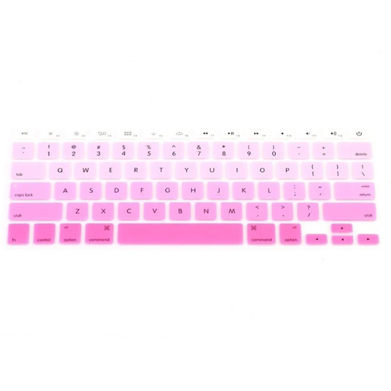 Крышка клавиатуры для Macbook Air 13 Pro 15 аксессуары английские буквы градиентные наклейки для клавиатуры Naklejki Na Klawiature