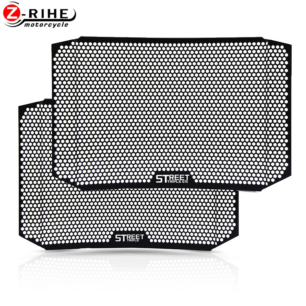

Motorcycle Accessories Radiator Grille Guard Protector Cover Motorbike For Triumph Street Triple Streettriple 675 2014 2015 2016