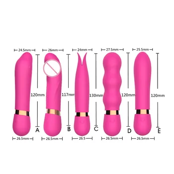 12cm Short Vibrators For Women Clitoris Vaginal Stimulator Nipple Clamps Butt Plug Dildo Female Masturbator Erotic Goods Sex Toy 6