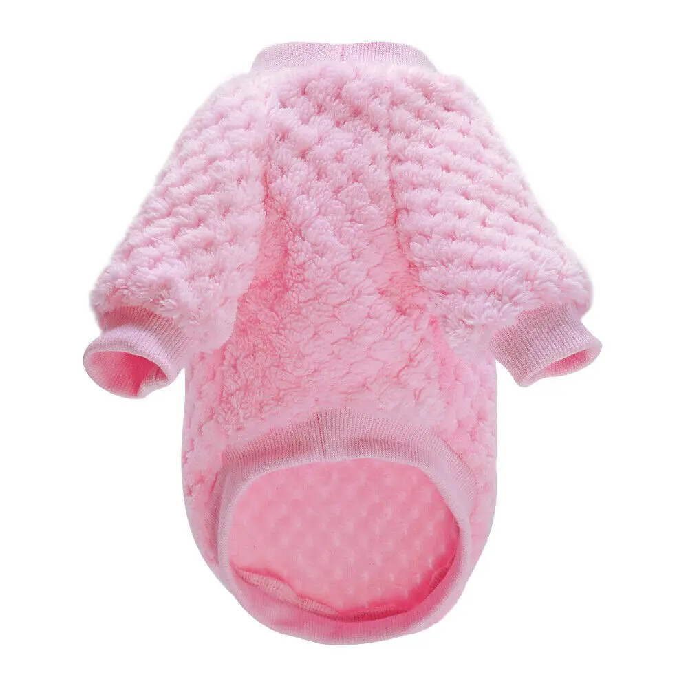 Cute Dog Clothes For Small Medium Dogs Chihuahua Yorkshire Pug Clothes Winter Warm Fleece french bulldog Sweatshirt Ropa Perro