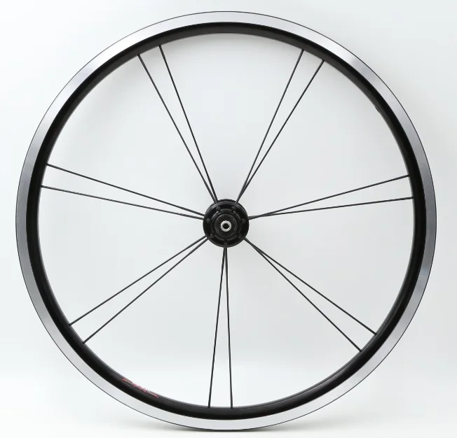 Cheap 16 x1 3/8" ( 349 ) black 2/3speed front wheel 14hole for brompton 0