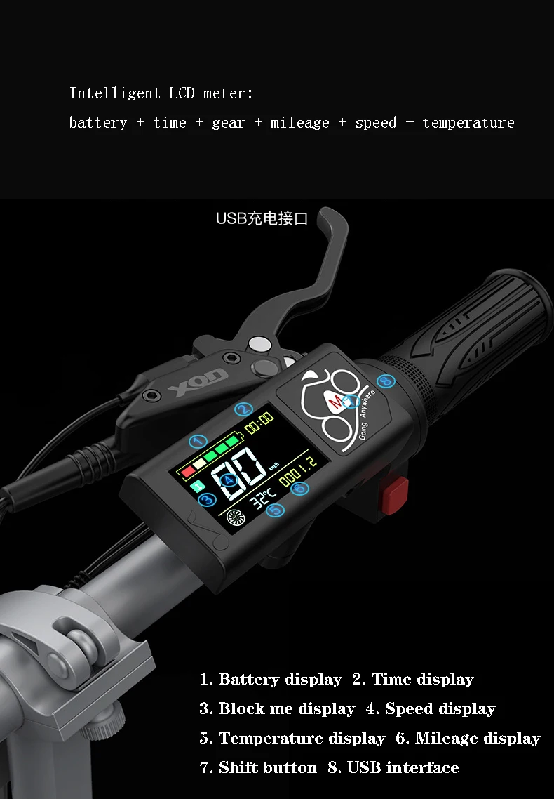 Smart Folding Electric Bike 14inch Mini Electric Bicycle 48V 28A/32A LG Lithium Battery city e bike 350W Powerful Mountain ebike