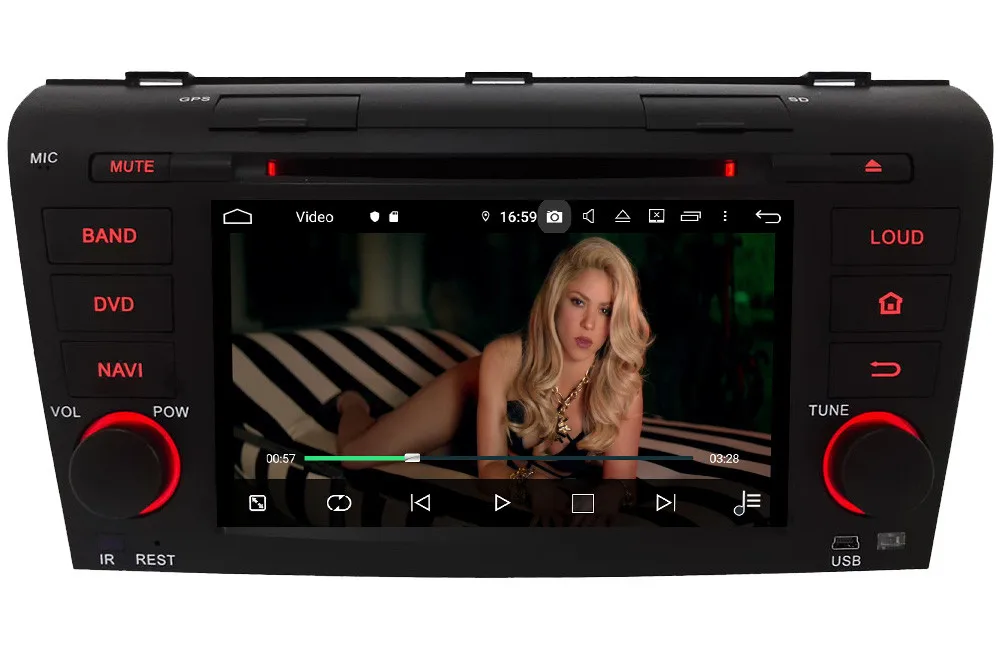 Cheap Klyde 4G WIFI Android 9.0 Octa Core 4GB RAM 64GB ROM DSP BT Car DVD Multimedia Player Radio Stereo GPS For Mazda 3 2004-2009 6