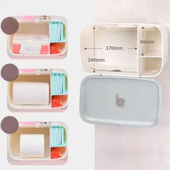 

Waterproof Toilet paper towel toilet paper rack Waterproof Hanging Tissue Box Shelf Bathroom Multi-function Pumping Tissue Box