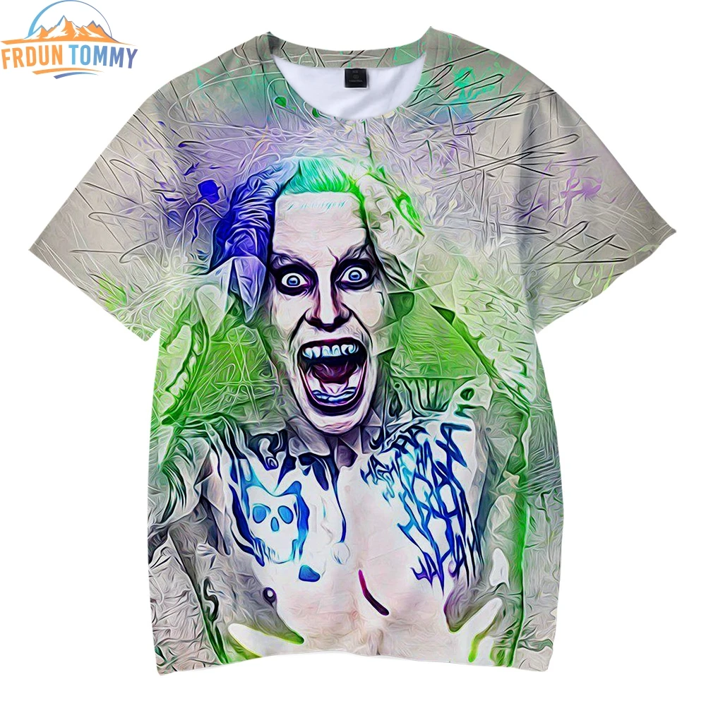 

2019 New style The Joker 3D Clothes Printing Children summer beach t-shirts 2019 Hot Sale boys and girls Short Sleeve t-shirts