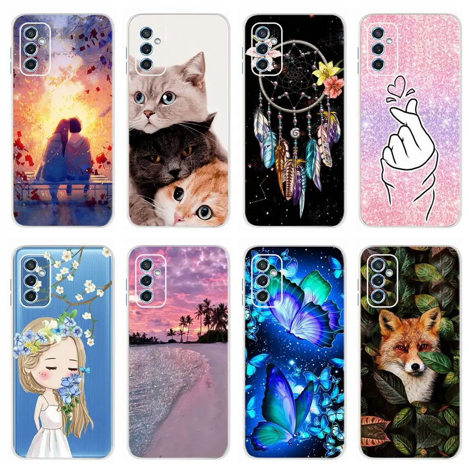 Per Samsung M52 5G Custodia A52 A52S Custodia Protettiva In Silicone Morbido Per Samsung Galaxy M52 A52 A 52 S Custodie Per Telefoni Tpu Fundas Coque