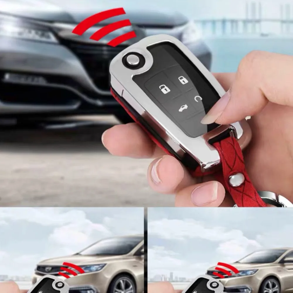 Кожаный оцинкованный сплав автомобильный ключ крышка для Chevrolet Cruze Aveo для Buick Vauxhall, Opel Insignia Astra J Zafira C